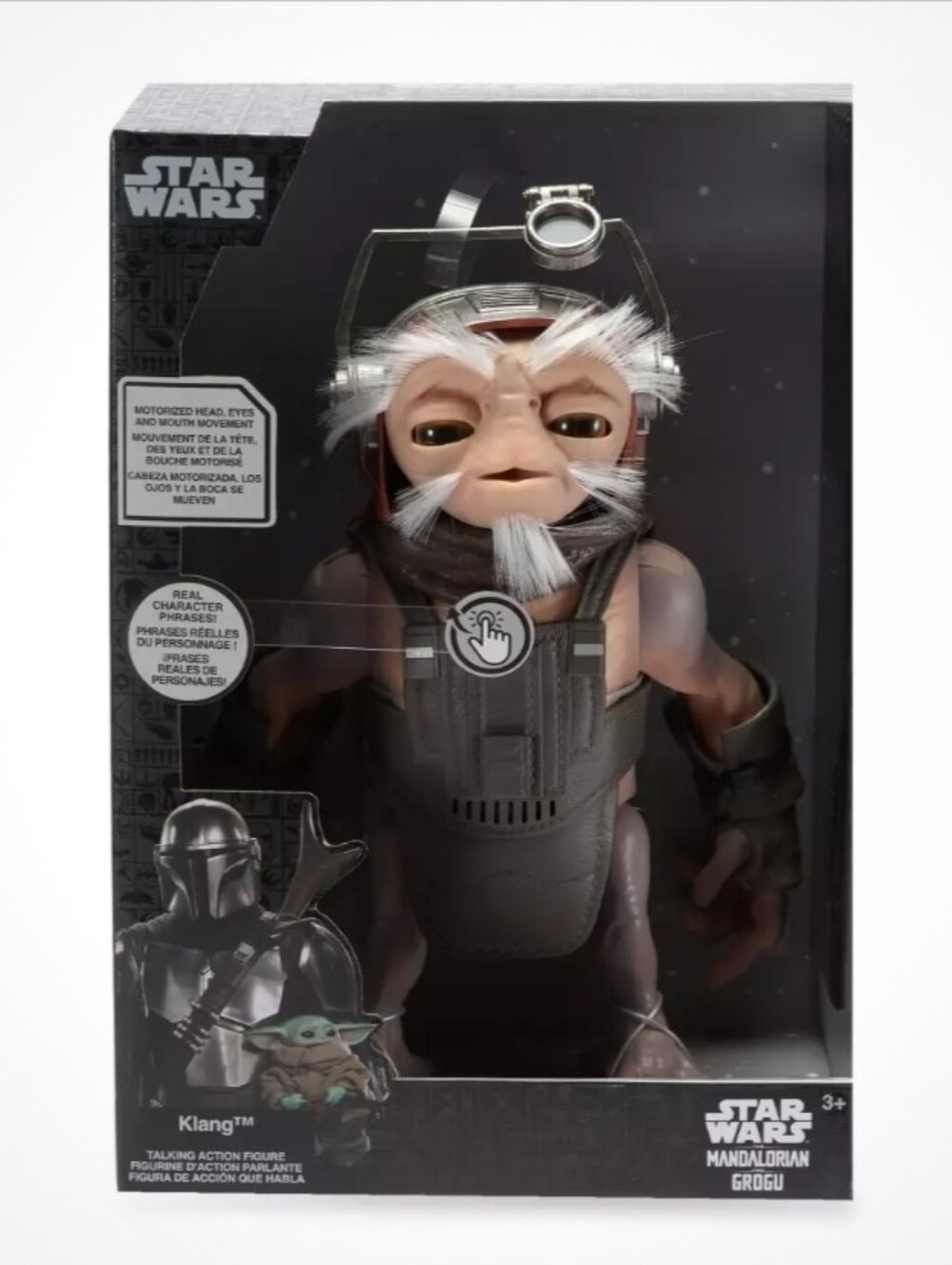Disney Parks Clang Talking Action Figure – Star Wars: The Mandalorian and Grogu